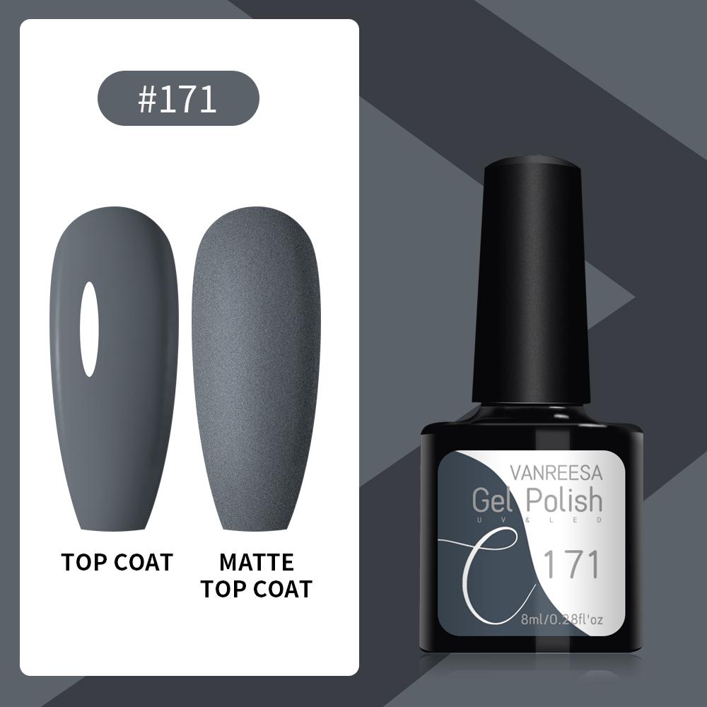 VANREESA Набор гелей для ногтей 111 цветов Гель-лак для ногтей Soak Off Базовое покрытие Верхнее покрытие Маникюр для ногтей УФ-светодиодный полуперманентный лак Стойкий гель для дизайна ногтей