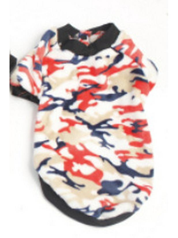 Камуфляжная плюшевая толстовка для бишон фризе: Милая, устойчивая к грязи, универсальная одежда для домашних животных на осень и зиму