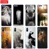 Silicone Cover Case For Xiaomi Mi A1 A2 5 5S 5X 6 Mi5 MI6 NOTE 3 MAX Mix 2 2S Sunset and Horse
