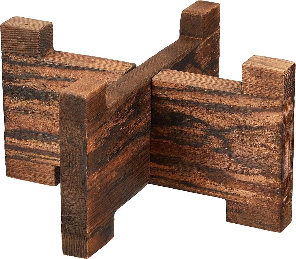 Набор для сервировки сётю и сливового вина x Семейный набор для сервировки с деревянным удэй Мино Сделано в Японии Сервер Ale-net, 13,4 см В16 см, 1300 мл, Подставка, Фарфор, Изделие,