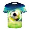 Летние футболки с 3D-принтом и футбольной графикой. Интересная личность. Повседневная мужская футболка. Модные дышащие футболки с коротким рукавом.