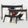 Simple Waterproof PVC Makeup Pouch Fashion Clear Cosmetic Bag Women Makeup Organizer Toiletry Bag Travel Cosmetics Bag