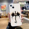 Чехол для телефона Dragon F-Fourth W-Wing для iPhone 15,14,13,12,11 Plus,Pro,Max,XR,XS,X,7,8 Plus,SE,Mini Прозрачный Силиконовый Мягкий