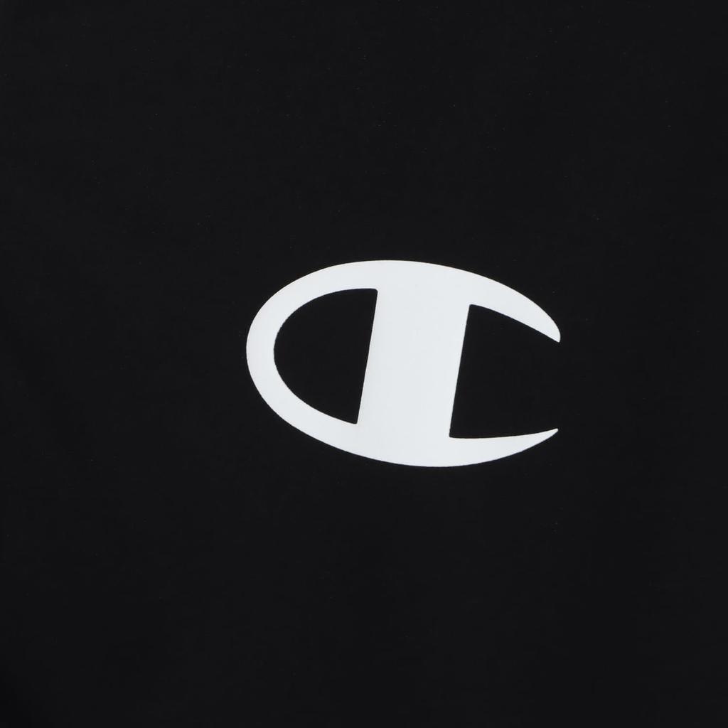 Champion Long Sleeve Stretch Windproof Zip Hooded Jacket with Men's Anti-Static Water-Repellent One-Point Logo, Black, C3-ZG601