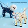 Four Seasons Dog Out Водонепроницаемый все включено корейская версия милый медведь с лапками тяговый плащ для средних и маленьких собак дождевик для домашних животных