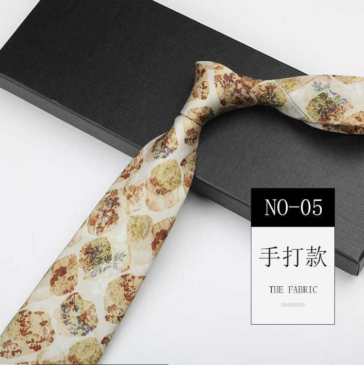 Мужской печатный галстук, узор Ретро, костюм джентльмена, ширина рубашки 9 см, шелковистый, мягкий, длинный, ручной работы