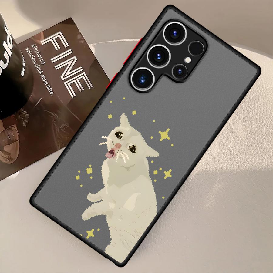 Чехол для Samsung Galaxy S20 S21 S24 Plus Note 20 Ultra 10 S26 S23 FE S22 S25 Чехол для телефона Мультяшный Милый Кот