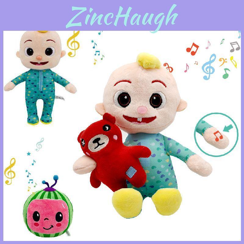 Adorable Kawaii Cocomelon Watermelon Music Toy With 8 English Songs And Plush Comfort