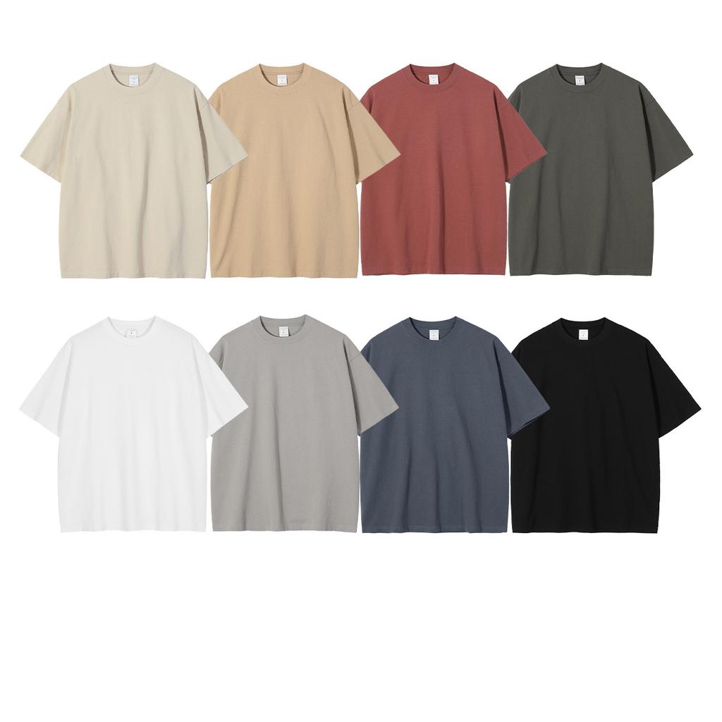 310 г/м² 100% хлопок стираная футболка с индивидуальным принтом мужские футболки персонализированная футболка