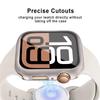 Чехол с защитой экрана из закаленного стекла для Apple Watch Series 10 42 мм 46 мм, ультратонкий, устойчивый к царапинам, полный защитный жесткий чехол-бампер для ПК