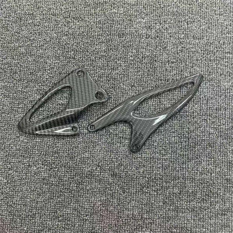 Guard Heel Plates Rearsets Carbon Fiber Motorcycle For R1 R1M 2015-2024 Heel Guards