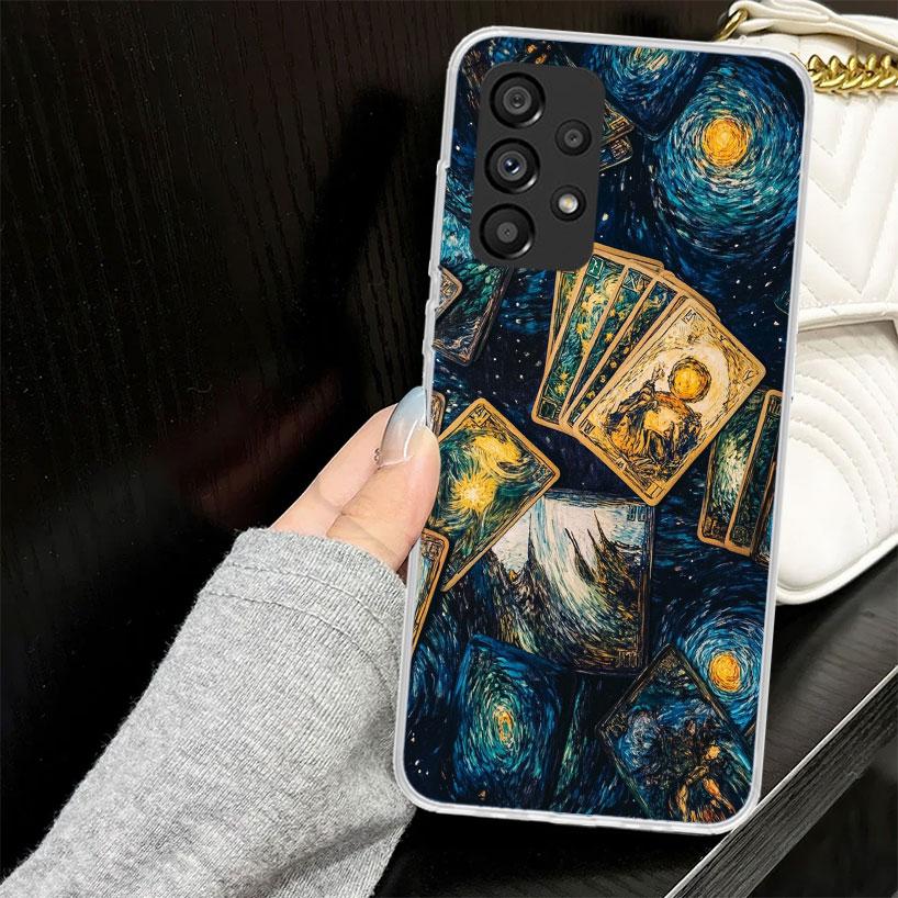 Чехол-кошелек для карт Таро «Ведьма» для Samsung Galaxy A52 A42 A32 A22 A12 A51 A50 A02S Чехол для телефона A41 A31 A21S A40 A30S A20E A10S A71