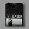 Мужские футболки Jimi Rock Hendrixs Live At Woodstock Винтажные футболки с изображением певца и гитариста Футболки с коротким рукавом и круглым вырезом Футболки из хлопка с круглым вырезом Топ больших размеров