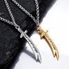 Мужская подвеска-ожерелье Меч Зульфикар, Исламская подвеска-ожерелье Имама Али Зульфикар, Талисман Амулет Религиозный Подарок