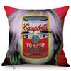 Vintage Pop Art Style Home Decoration Pillow Case Elegant Woman Portrait Cotton Linen Print Office Bar Sofa Square Cushion Cover