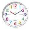 14-дюймовые 35 см забавные часы с цифрами для раннего обучения, бесшумные настенные часы, украшение для дома, гостиной, детской комнаты