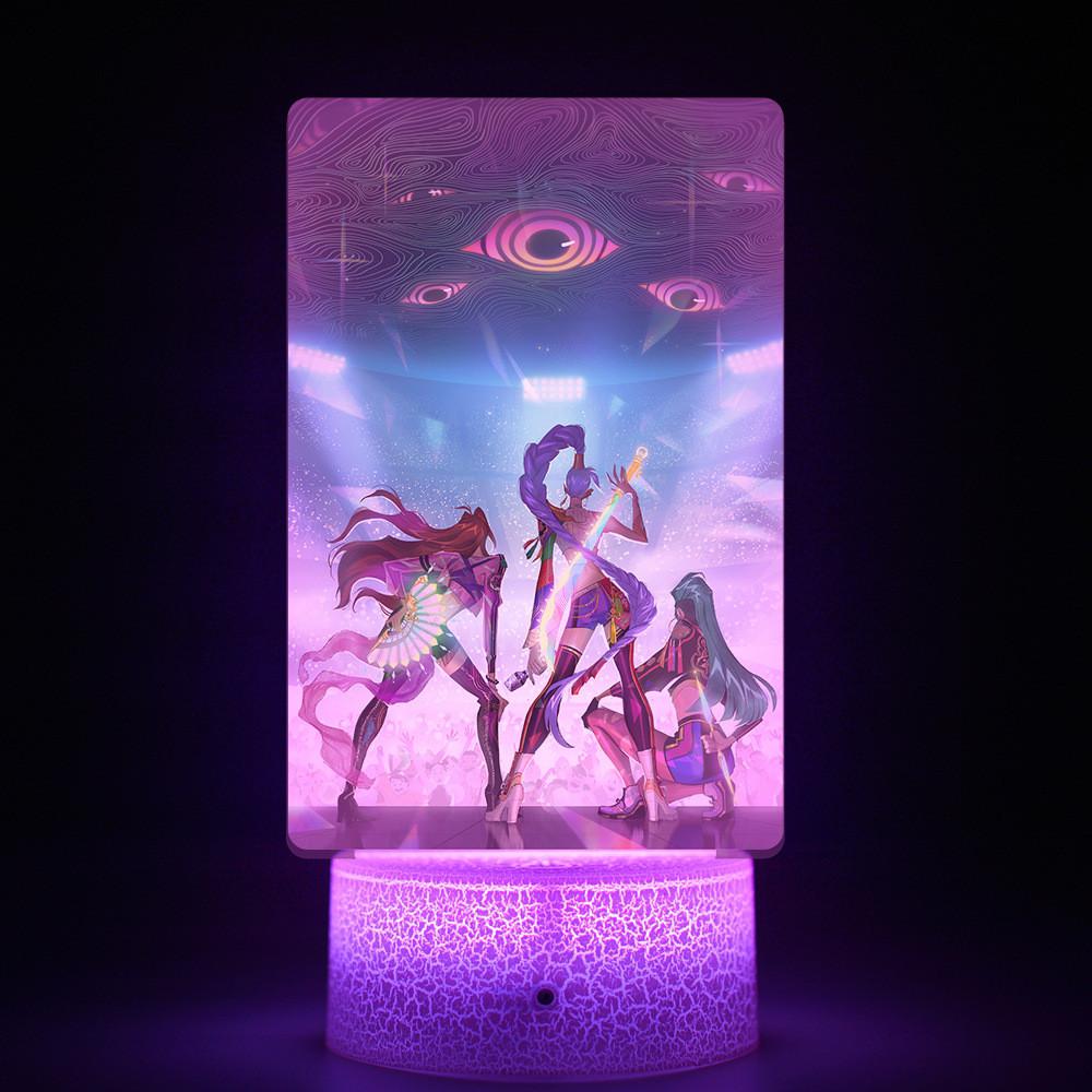 Kpop Demon Hunters Led Light With Touch Control For Home Decor And Gift Ideas