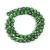 1 нить разноцветных бусин lampwork 'Сглаз' круглые loose spacer стеклянные бусины для DIY браслета колье фурнитура для бижутерии 4 6 8 10 мм