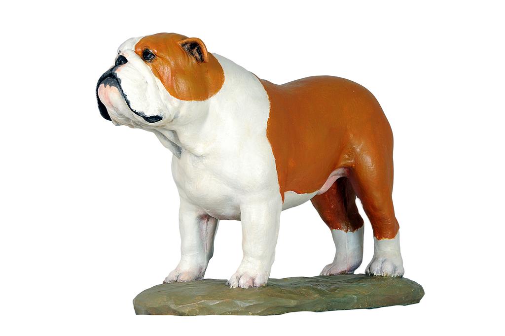 Buldog Angielski, Bulldog Ii - Malowana Statuetka, Posąg Figurka, Wykonany Przez Artystę, Marka Art-Dog