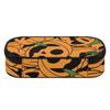 Pencil Pouch Lightweight 300D Polyester Zip Around Closure with Mesh Pocket Removable Divider and Pen Slots for Daily School Use
