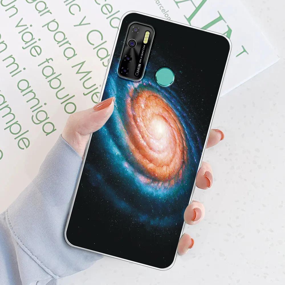 Чехол-бампер для Tecno Spark 5 Pro / Tecno Camon 15 Air / Camon15, прозрачный, из мягкого силикона TPU, или чехол для Tecno Spark 5