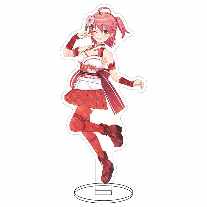 Hololive аниме персонаж новая модель двусторонняя акриловая подставка высокого разрешения модель милый декор стола подарок на день рождения, Рождество, хит продаж