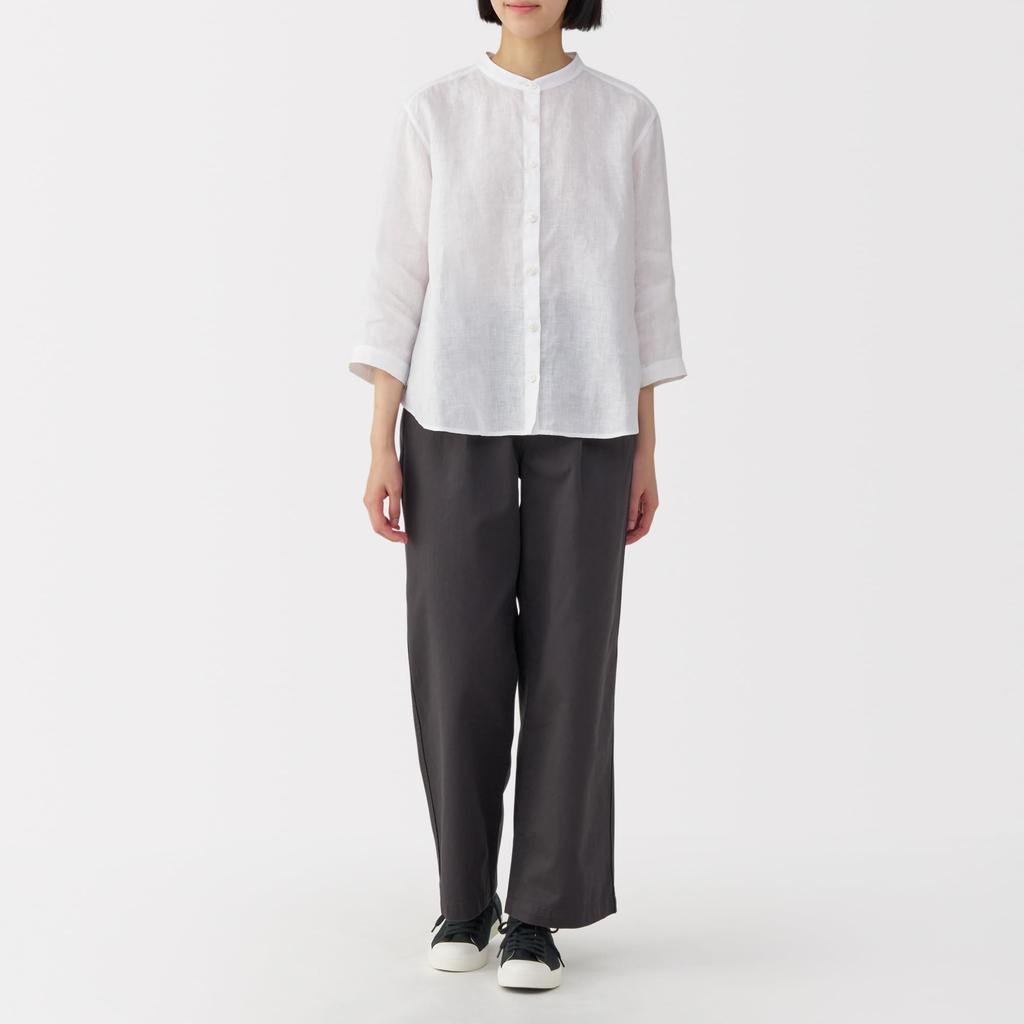 MUJI Women's Comfortable Water-Repellent Sneakers EDC01A5S Black Size 24.0cm