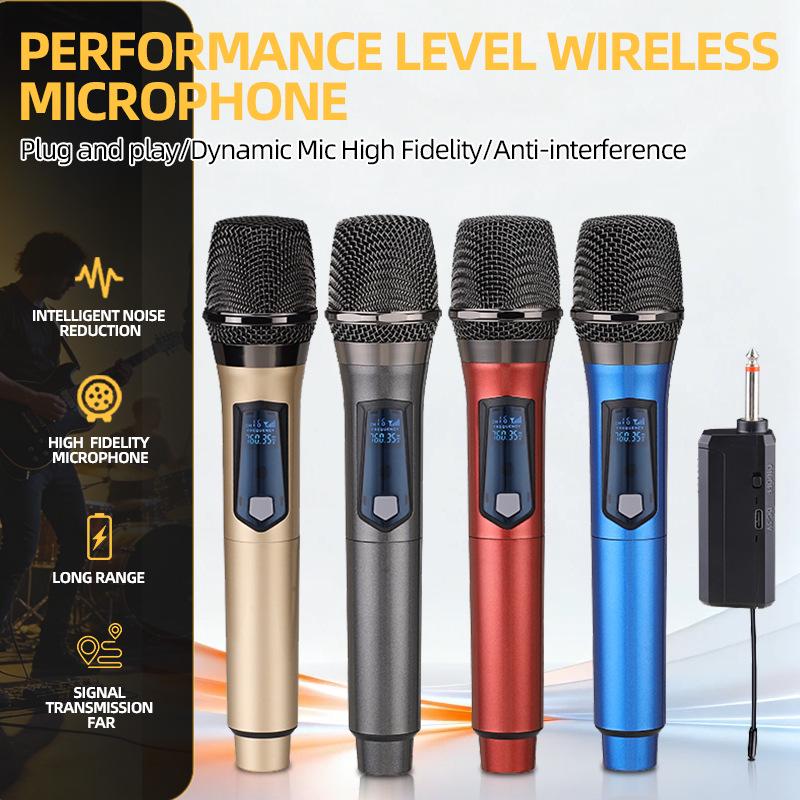 108 Wireless Handheld Microphone Set for Family Singing, Outdoor Broadcasts, and Conferences