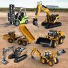 1:50 Huina Строительная техника Экскаватор Погрузчик Вилочный погрузчик Каток Отбойный молоток Захват для бревен Игрушечная модель