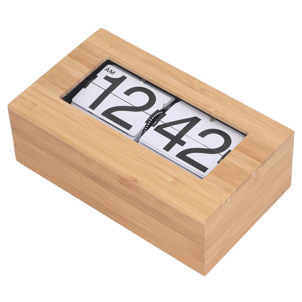 Автоматические перекидные часы винтажные ретро большие цифры перекидные настольные часы для дома гостиной офиса