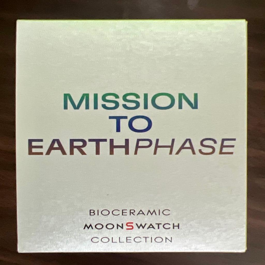 Б/у Новый OMEGASwatch Earthphase MoonSwatch полный комплект