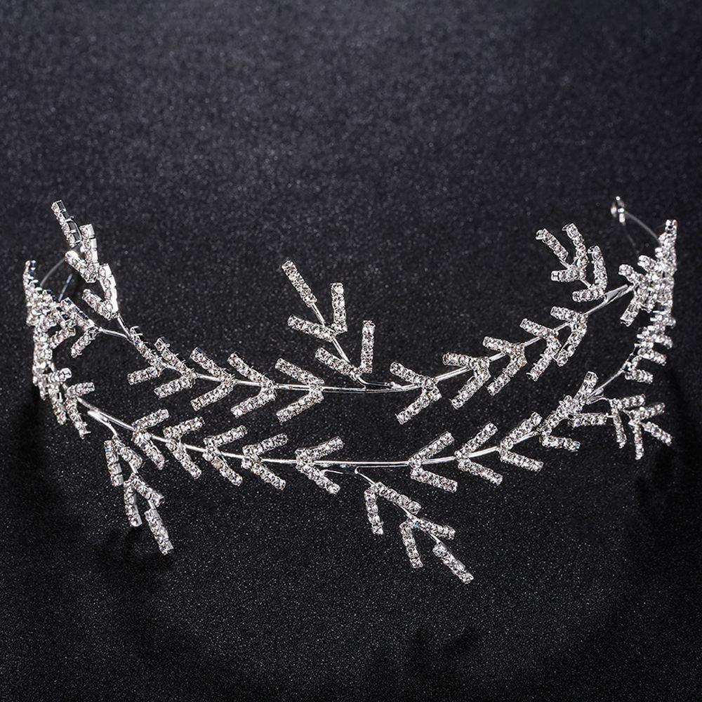 Headdress Tiara Rhinestone Flower Headband Bridal Headband Hair Jewelry Bridal Flower Hairband