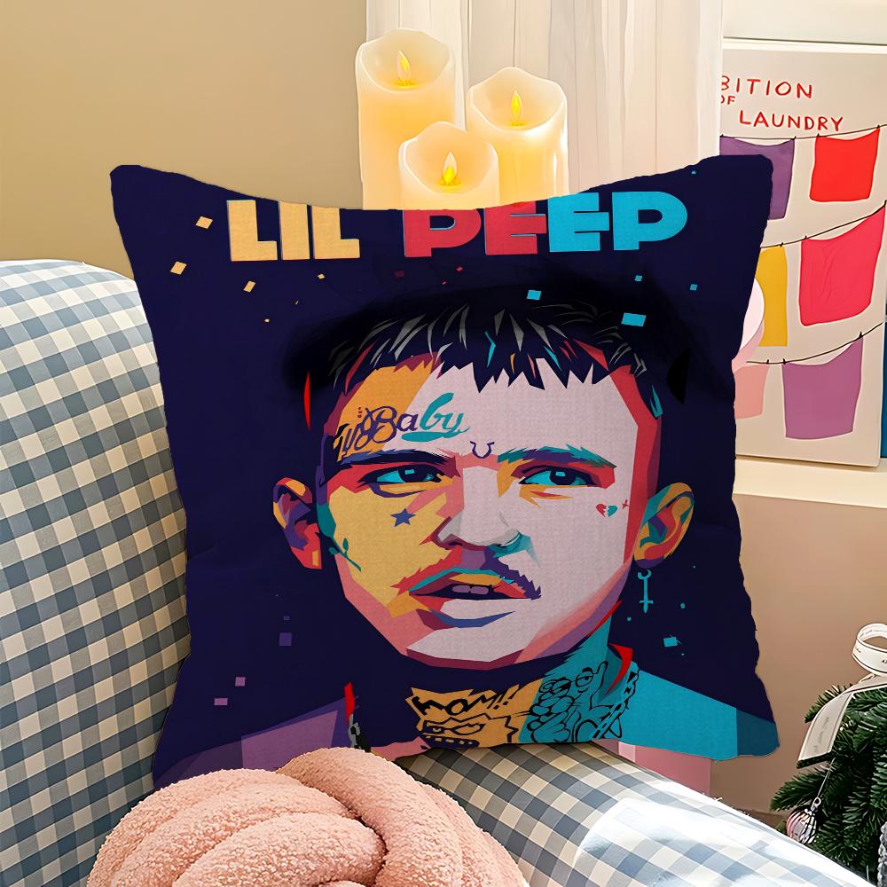 Наволочка Lil Peep Мультяшный Подарок Чехол на Подушку Спальня Дом Диван Стул Сиденье Декор Чехол для Подушки