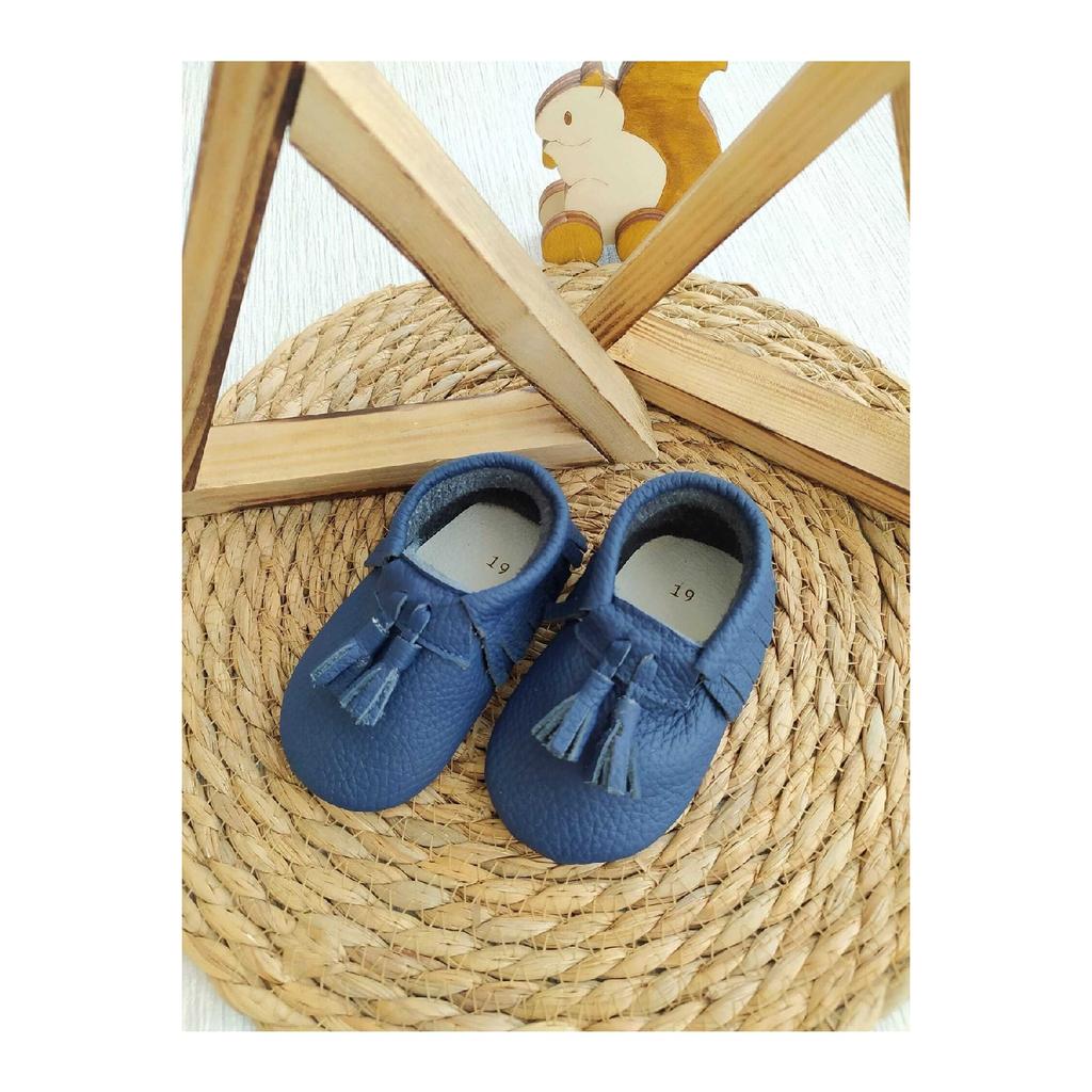 Детские мокасины King Model коричневого цвета, пинетки, детская обувь