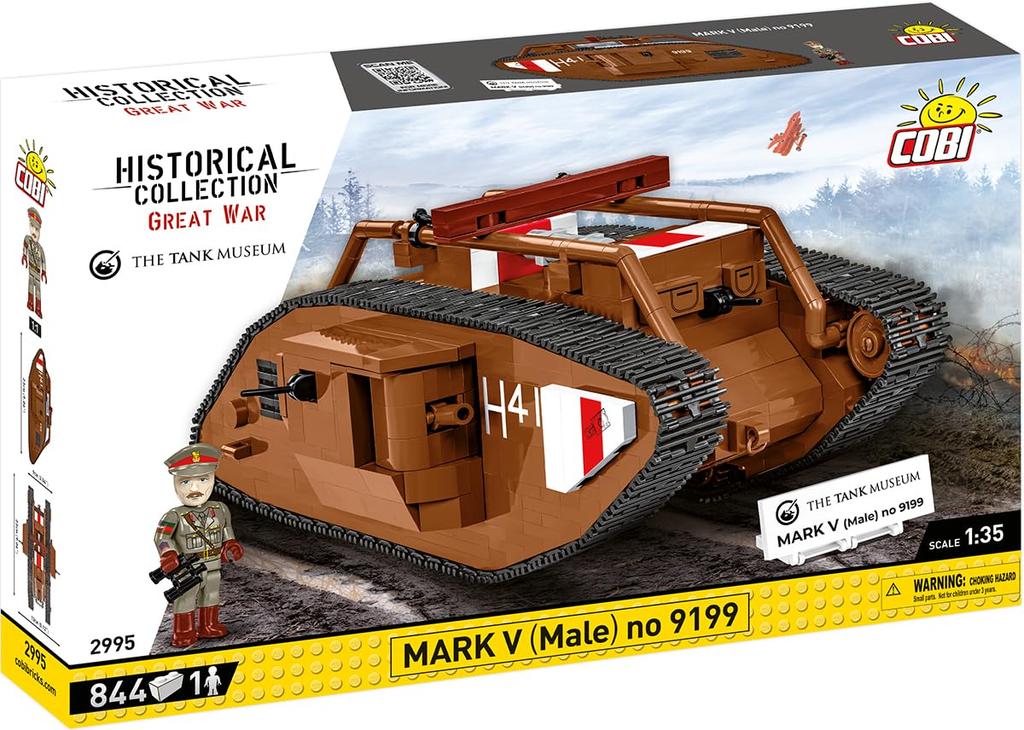 COBI Historical Collection Great Warmark V 9199 Tank (Male) No.