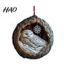 Woodland Animal Decorations Forest Acorn Ornaments Christmas Tree 2026 Acrylic Handmade Pendants Creature Hanging for Home Decor Rustic Gifts