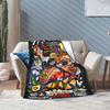 Fast Food Mexican Nachos Burritos Tacos Blanket Cover Snack Throw Blankets Bedroom Sofa Quilt Soft Warm Bedspread Multi-function