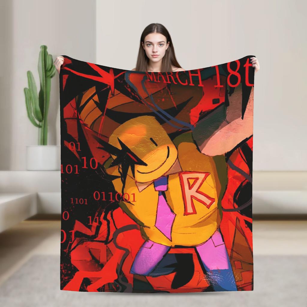 Плед Elliot and John Doe Forsaken Blanket, пушистый плед для летнего использования с кондиционером, портативный, мягкий и теплый, для кровати.