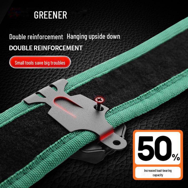 Самоблокирующийся нескользящий крючок для ремня Green Forest Power Tools для электриков и плотников
