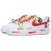 Nike Air Force 1 Желаем процветания Нескользящие Износостойкие Низкие Скейтбордические Кроссовки Мужские Белый Красный CW2288-111(Team69-SBOX)