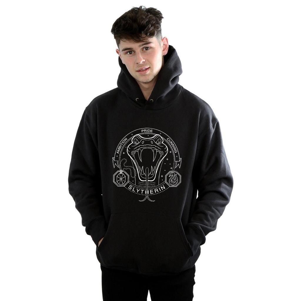 Harry Potter Mens Slytherin Seal Hoodie