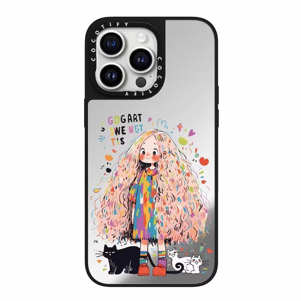 Чехол 'Королева' для Apple 16promax для IPhone15plus/14/13/12 Высококлассный 'Девочка' 11