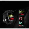 ID116plus push уведомления о звонках, мониторинг сердечного ритма, подсчет шагов, водонепроницаемые многофункциональные спортивные часы