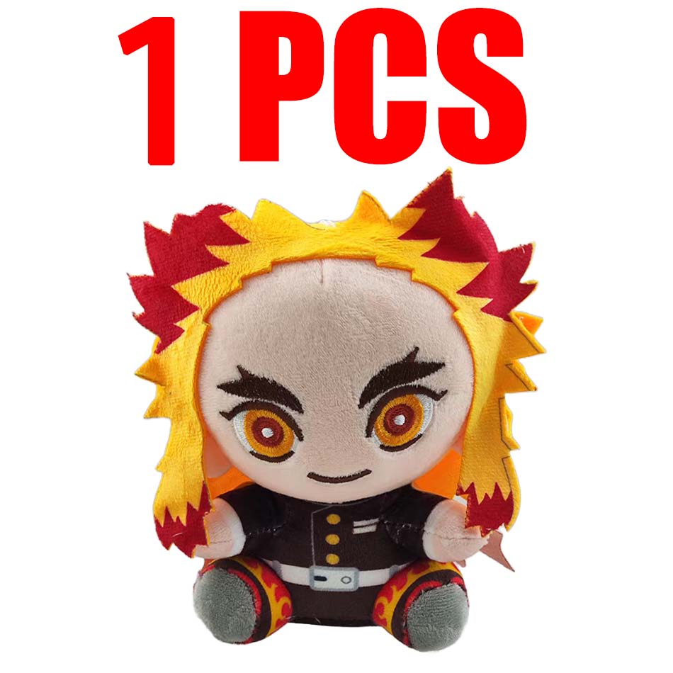 Плюшевые игрушки Клинок, рассекающий демонов Аниме Камадо Танджиро Хашибира Иноске Томиока Гию Ренгоку Кёджуро Кочо Шинобу Агацума Дзэницу