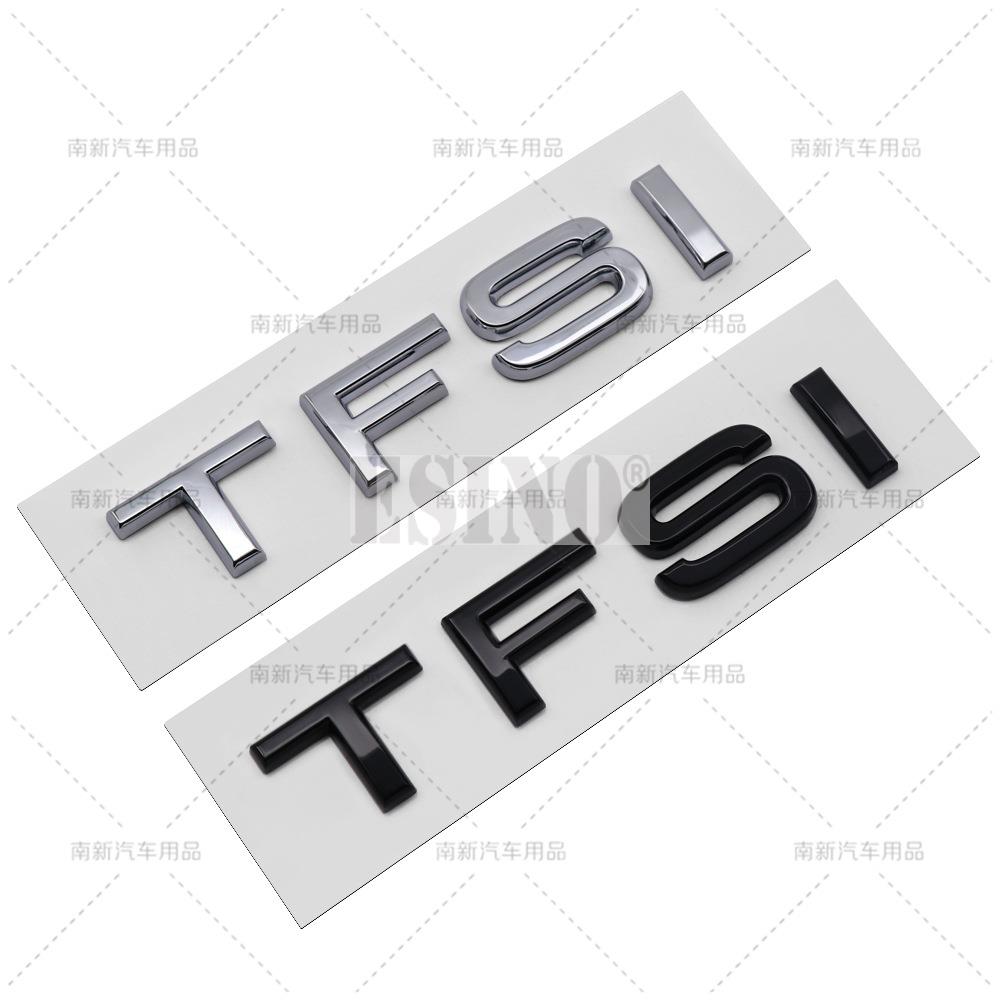 TFSI 3D ABS Adhesive Emblem Trunk Badge Fender Sticker Body Decal for f2 A3 A4 A5 A6 A7 A8 Q3 Q5 Q6 Q7 Q8