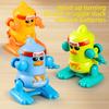 Пластиковый набор детских игрушек с мультяшной уткой и гориллой для обучения и развития младенца