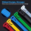 100pcs Random Colors Bundle Belt Reusable Strapping Tape Household Goods Cable Ties  Garden