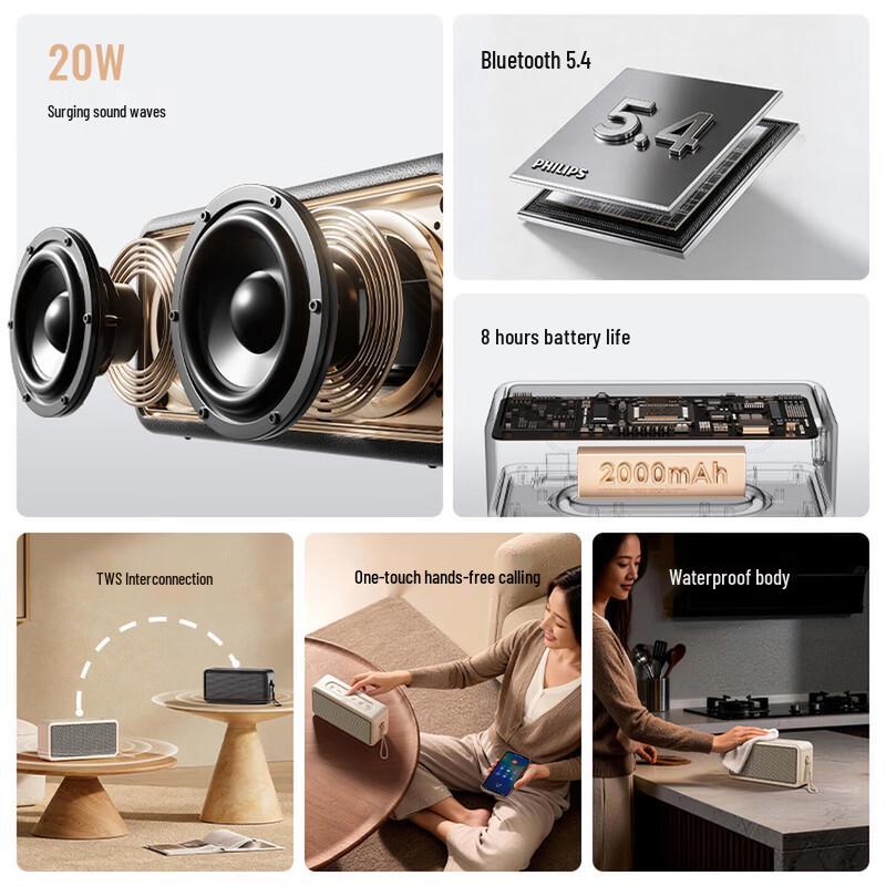 Philips Портативный Bluetooth-динамик (Китайская версия)