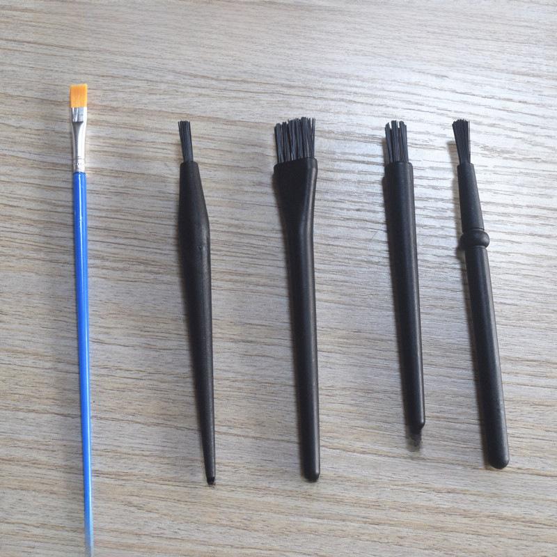 Набор антистатических щеток для очистки пыли с телефонов, компьютеров, клавиатур и печатных плат с круглой рукояткой