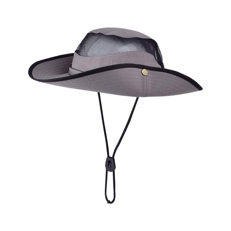 Весенне-летняя шляпа от солнца с широкими полями для мужчин и женщин, для активного отдыха, альпинизма, рыбалки, шляпа для защиты от солнца, быстросохнущая, водонепроницаемая, дышащая шляпа-ведро